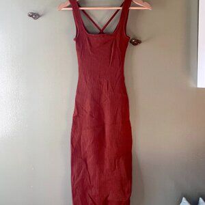 ASTR Terracotta Dress